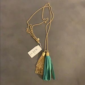 Double tassel J.Crew necklace
